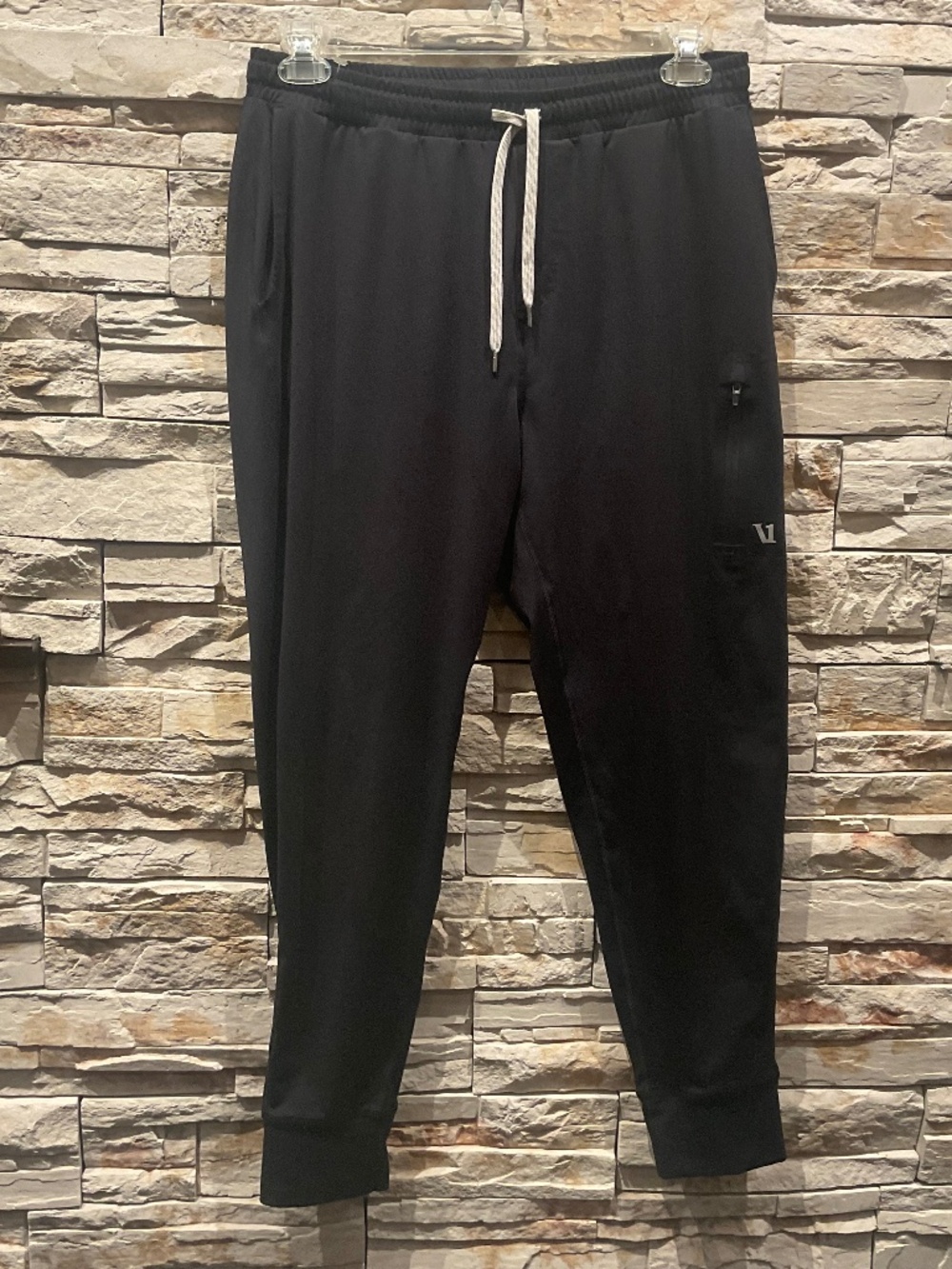Vuori  Men’s Sunday Performance Joggers ,  Color  Black, Size L